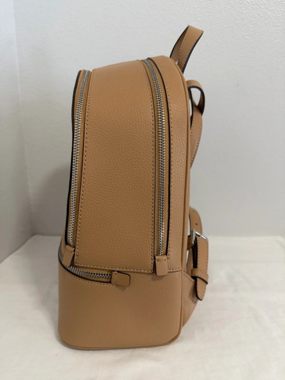 Michael Kors Rhea zip Backpack peanut leather - Picture 6 of 10